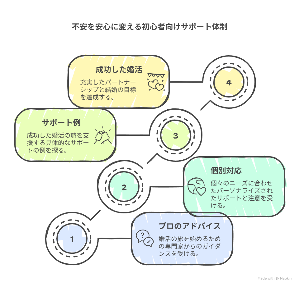 不安を安心に変える初心者向けサポート体制