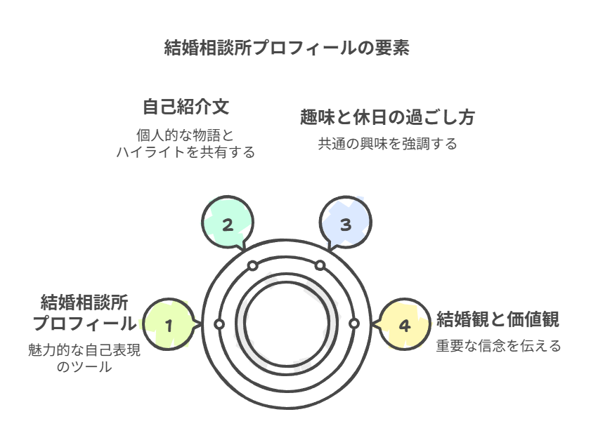 結婚相談所プロフィールの要素